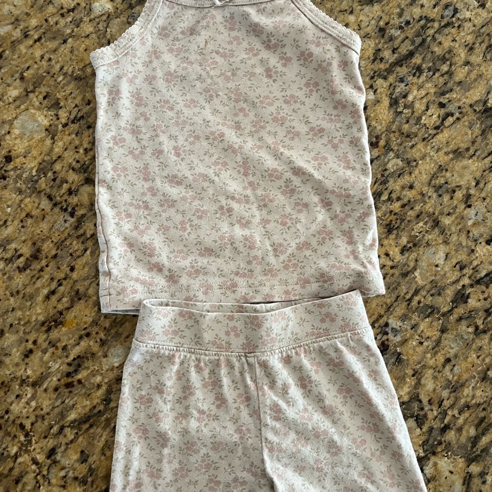 Floral Kids Pajamas Set